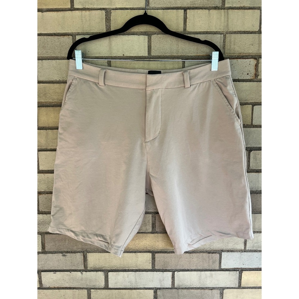 Caliville Tan Stretch Knit Chino Shorts Men's Size 34